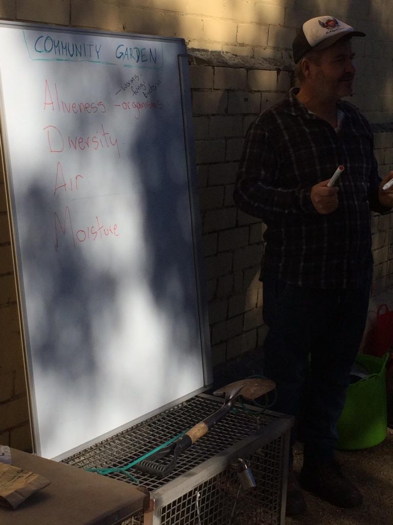 Jon explaining the ADAM principle
